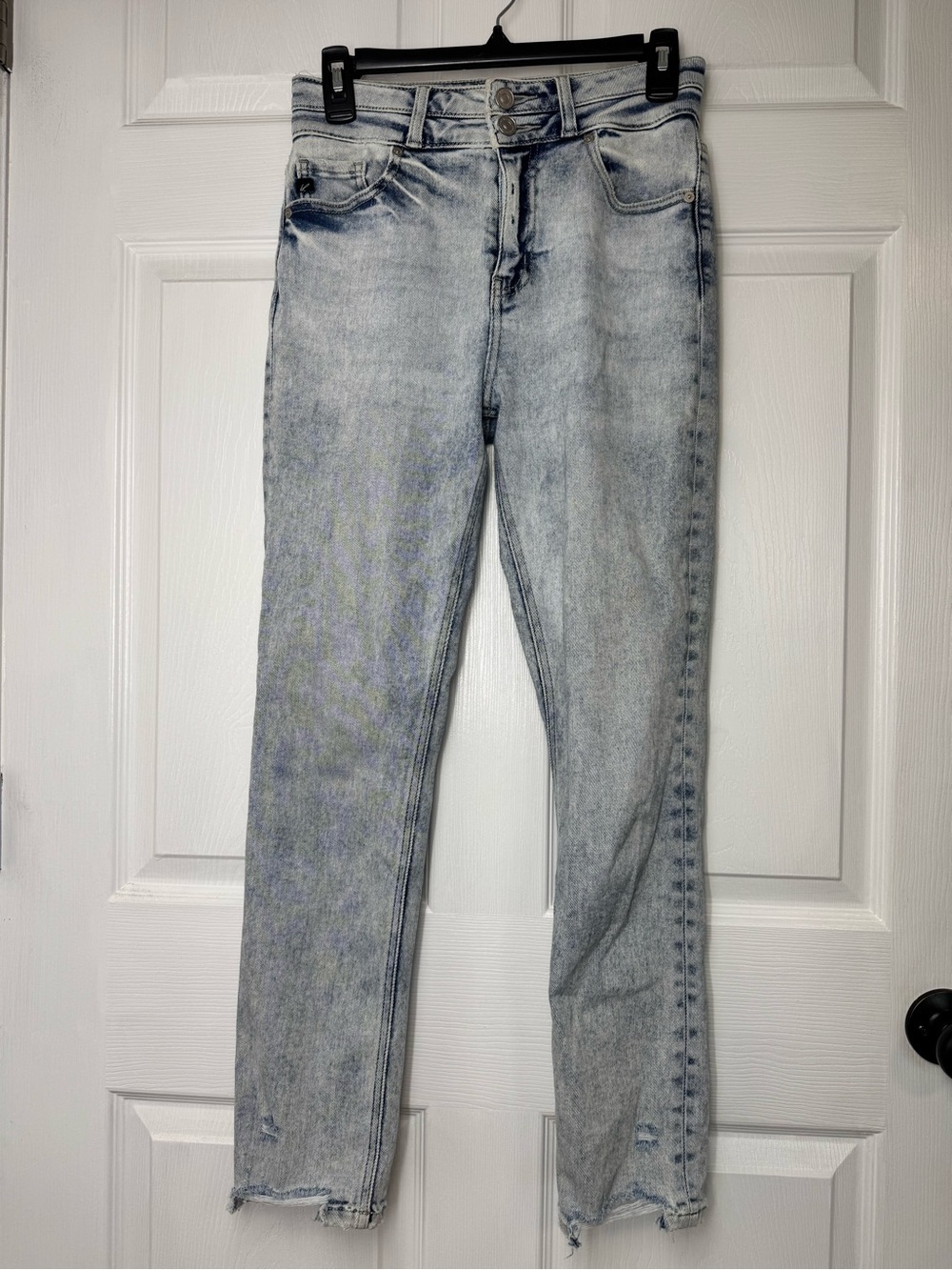 KanCan Light Acid Wash Skinny Jeans - Faded Blue